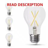 60W A19 Filament LED Bulbs 3000K