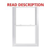 70 Series White Double Hung Window with Screen