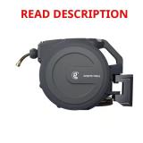 Garden Retractable Hose Reel 1/2 in. 100 ft