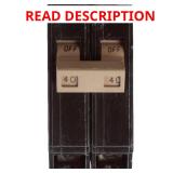 Eaton Cutler-Hammer 40A Plug-In 2-Pole Breaker