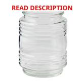 3-1/4 in. Clear Glass Jar Shade