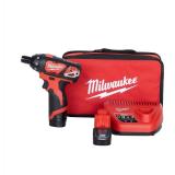 Milwaukee M12 12V 1/4 in. Hex Driver Kit