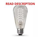 60W Equivalent ST19 Dimmable LED Bulb, Daylight