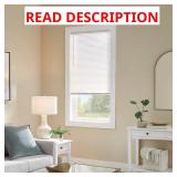 Cordless Alabaster Vinyl Mini Blind 1" Slats