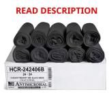 Black Trash Bags 24 x 24 in. 1000 Pack