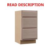 Hampton 18x24x34.5 Unfinished Drawer Cabinet
