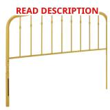 Lennon Gold Queen Metal Headboard