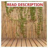 Natural Jumbo Reed Bamboo Fencing 6 ft x 16 ft
