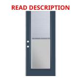 32x80 Mini Blind Exterior Door (chip in frame)