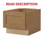 Avondale 18x16.5x24 White Oak Bench Base