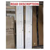 Pair of 24"x80" Bifold Doors