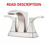 Venturi 4 in. Centerset Faucet, Brushed Ni