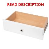 8" Deluxe Drawer Kit, White (3X BID)