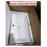 30inx16.5inx6in Ceramic Sink