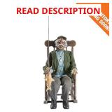 6.5 ft Dead Water Animated LED Fisherman