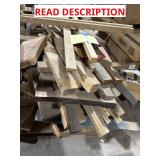 Pallet hardwood scraps
