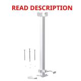 White Aluminum Deck Corner Post Kit