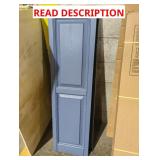 Pair of 15" X 51" Raised Panel Shutters