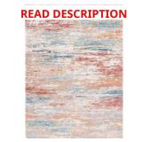 Calista 10x14 Beige/Aqua Abstract Rug