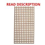 4 ft. x 8 ft. Pressure Treated Wood Lattice Panel
