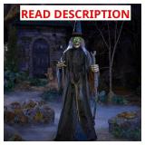 7 ft Wicked Woods Animated LED Witch( may be miss