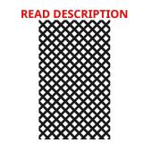 Black Vinyl Lattice Panel (unknown length)