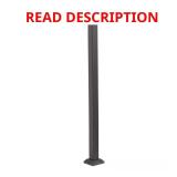 Fe26 2 in. x 55.5 in. Black Steel Railing Post