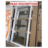 35.5"x76" Glass Sliding Door Panel