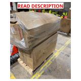 Lounge sofa chair in cream missing 1 box