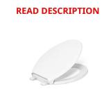Memoirs Elongated Front Toilet Seat in White