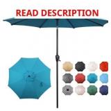 Sun-Ray 9-ft Patio Umbrella, Hunter Green