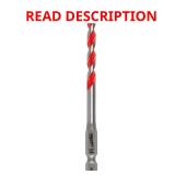 Milwaukee Shockwave 1/4" x 4" Carbide Bit