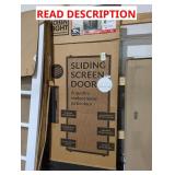 Patio Screen Door 30 in W, Sliding, Aluminum