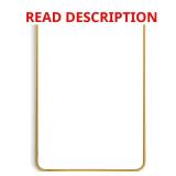 24 in. x 36 in. Metal Framed Vanity Mirror