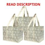 DuraSack Collapsible Totes, 13"x9.5"x11"