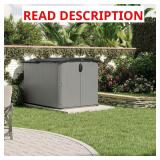 Suncast Glide Top Plastic Shed 5x7 ft
