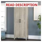 Sauder Two-Door Storage Cabinet, Spring Maple 2 x
