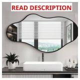 24 in. W x 43 in. H Irregular Mirror