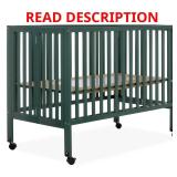 Quinn Olive Folding Crib