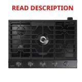30 in. Gas Cooktop, 5 Burners, Wi-Fi