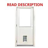 32x80 Reliant Half Lite Fiberglass Back Door