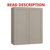 Courtland 30W Wall Cabinet, Sterling Gray