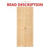 36 in. Plantation Louvered Bi-Fold Door