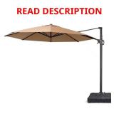 Octagon Aluminum Tilt Patio Umbrella