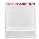 Aquatic Everyday 60in Tub/Shower White