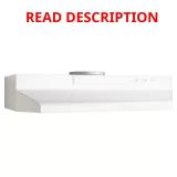 F40000 36" Convertible Range Hood, White