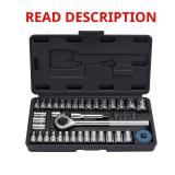 40-Piece Drive SAE/Metric Socket Set