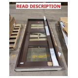 3 Window Panel 31"x80" Exterior Door