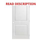 36x80 2-Panel Door, primed, 4-9/16" jamb (4xbid)