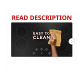 30 in. 5-Burner Radiant Electric Cooktop, Black